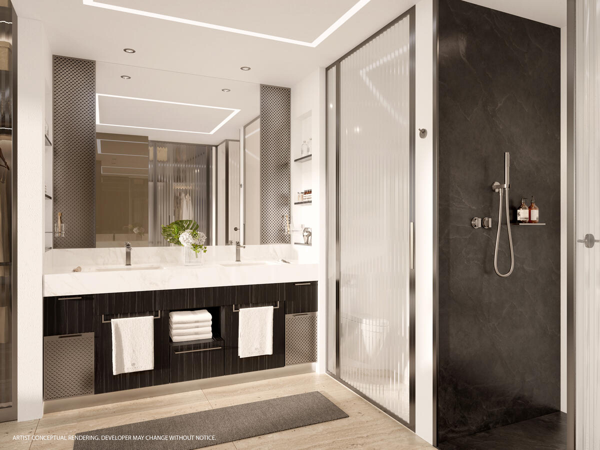 CUSTOM KITCHEN AND BATH CABINETRY WITH STONE FINISHES